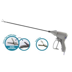 PINÇA BIPOLAR SEALCUT CURVA COM KIT CANULA DE ASPIRAÇÃO